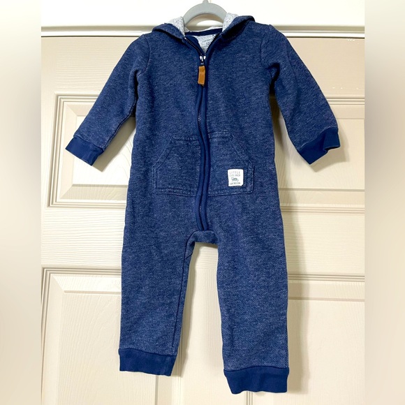 Carter's Other - Carter’s Fleece lined Raccoon-bottom Onesie